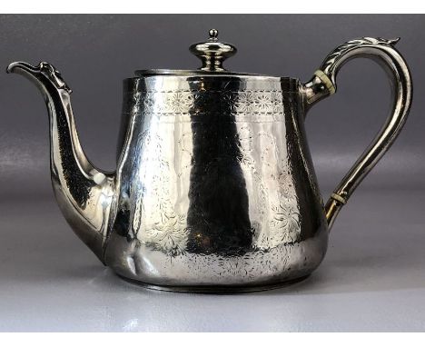 Hallmarked Silver teapot by C F Hancock of London total weight approx 723g