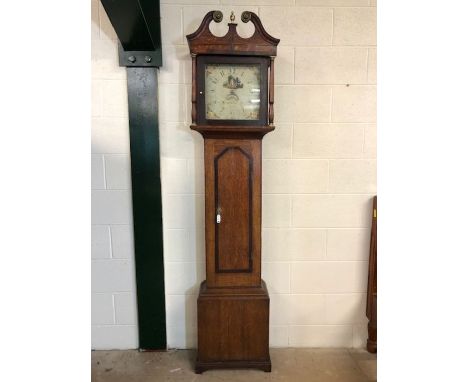30 hour longcase clock by John Hallett of Church Street and Butter Market, Lyme Regis (working between 1790 and 1842). Dateli