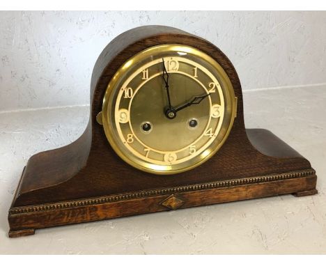 Black forest Mantel clock by Haller and Benzing c.1920s, strikes on the hour and half hour, working order