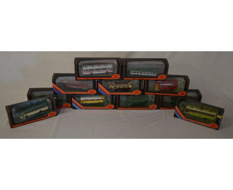Approx 11 Gilbow 'Exclusive First Edition' die cast model buses