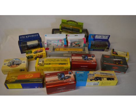 Die cast vehicles including Lledo Vanguards, Corgi Classics, Truckfest, London 2012 etc