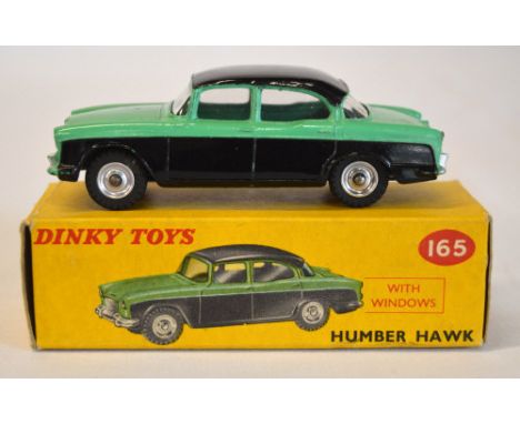 Dinky 165 Humber Hawk with windows, with box