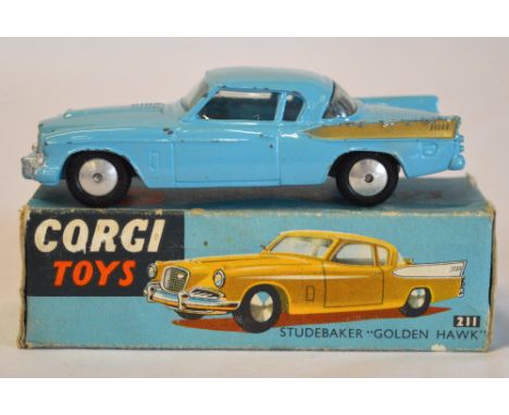 Corgi 211 Studebaker 'Golden Hawk' with box