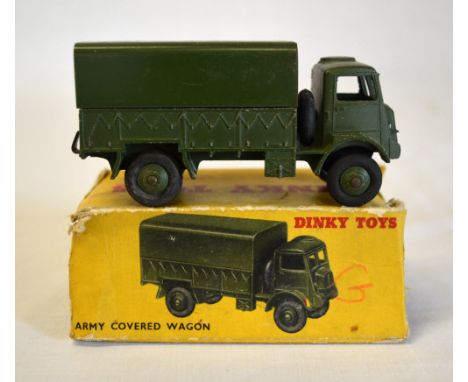 Dinky Army Covered Wagon, with part box