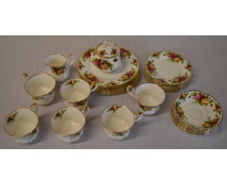 Royal Albert 'Old Country Roses' part tea service