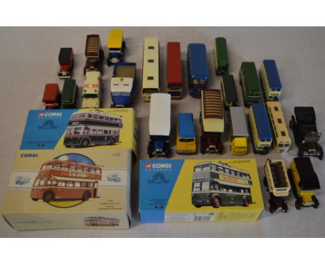 Various die cast model cars including Corgi