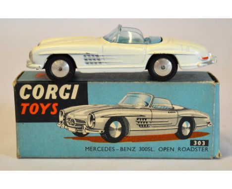 Corgi 303 Mercedes-Benz 300SL Open Roadster with box