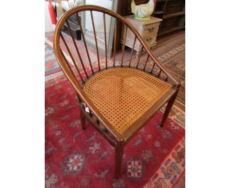 Bergère seated stick back chair