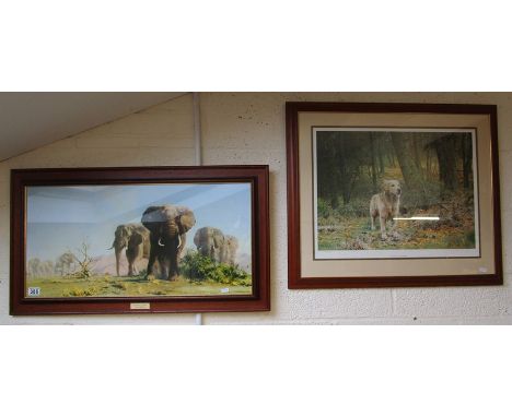 L/E signed print &amp; another