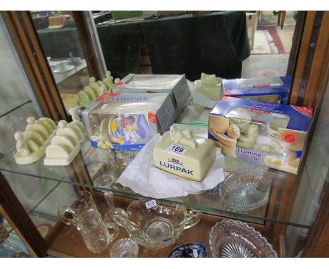 Collection of Lurpak ceramic ephemera