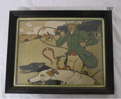Cecil Aldin print - Coursing
