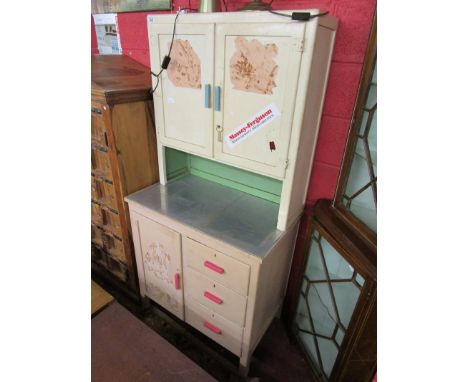 Vintage kitchen food cabinet