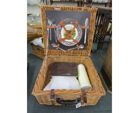 Vintage picnic hamper
