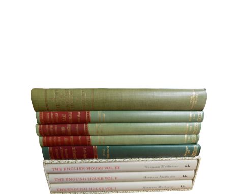 LEES-MILNE (JAMES), 'English Country Houses, Baroque, 1685-1715'. 1970, plus seven others.From the estate of Ashley Barker OB