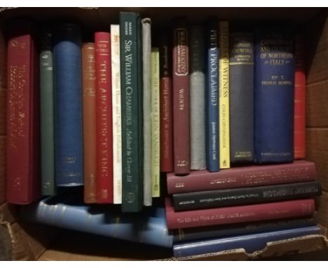 DOWNES (KERRY). 'Hawksmoor'. 1959 vg. plus other books on architecture. BOX From the estate of Ashley Barker OBE who was born