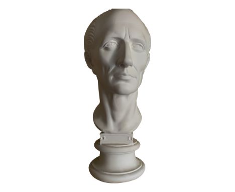 A British museum plaster bust, height 47cm. From the estate of Ashley Barker OBE who was born in Hertfordshire in 1927.Being 