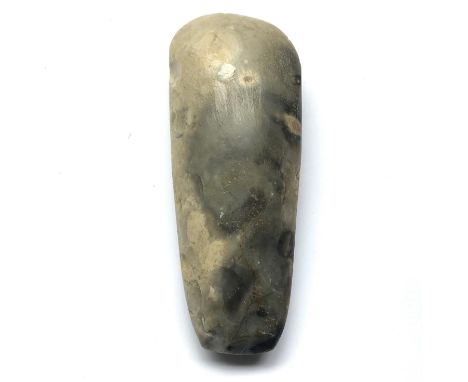 Neolithic polished flint axe, Milton Lilborne, Pewsey, Wiltshire (Tractor driver), 14/01/14, 351g, 154mm.