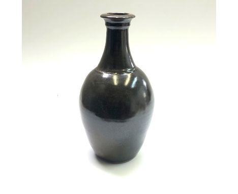 A Nic Harrison monochrome baluster vase, height 41cm.From the estate of Ashley Barker OBE who was born in Hertfordshire in 19