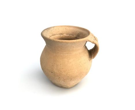 Neolithic Handeled Pot, Palestine Ceramic, Alex Wright (Albion) 92mm. 