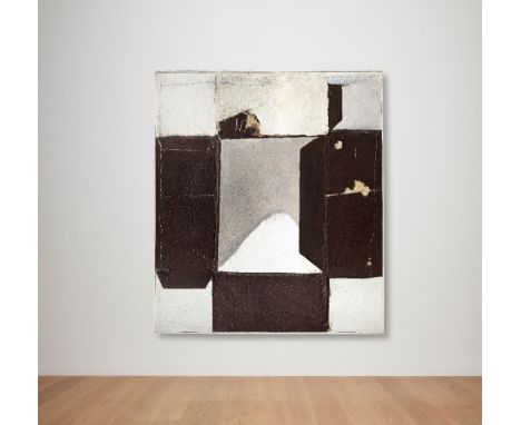 ANTONI TÀPIES (1923-2012)Marró desplegat 1974 mixed media on canvas laid on board195 by 170 cm. 76 3/4 by 66 15/16 in.This wo