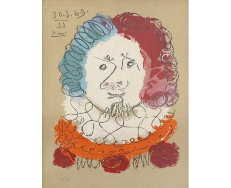 AFTER PABLO PICASSO (1881-1973)Untitled, from Les Portraits Imaginaires Lithograph in colours, 1969, on wove paper, numbered 
