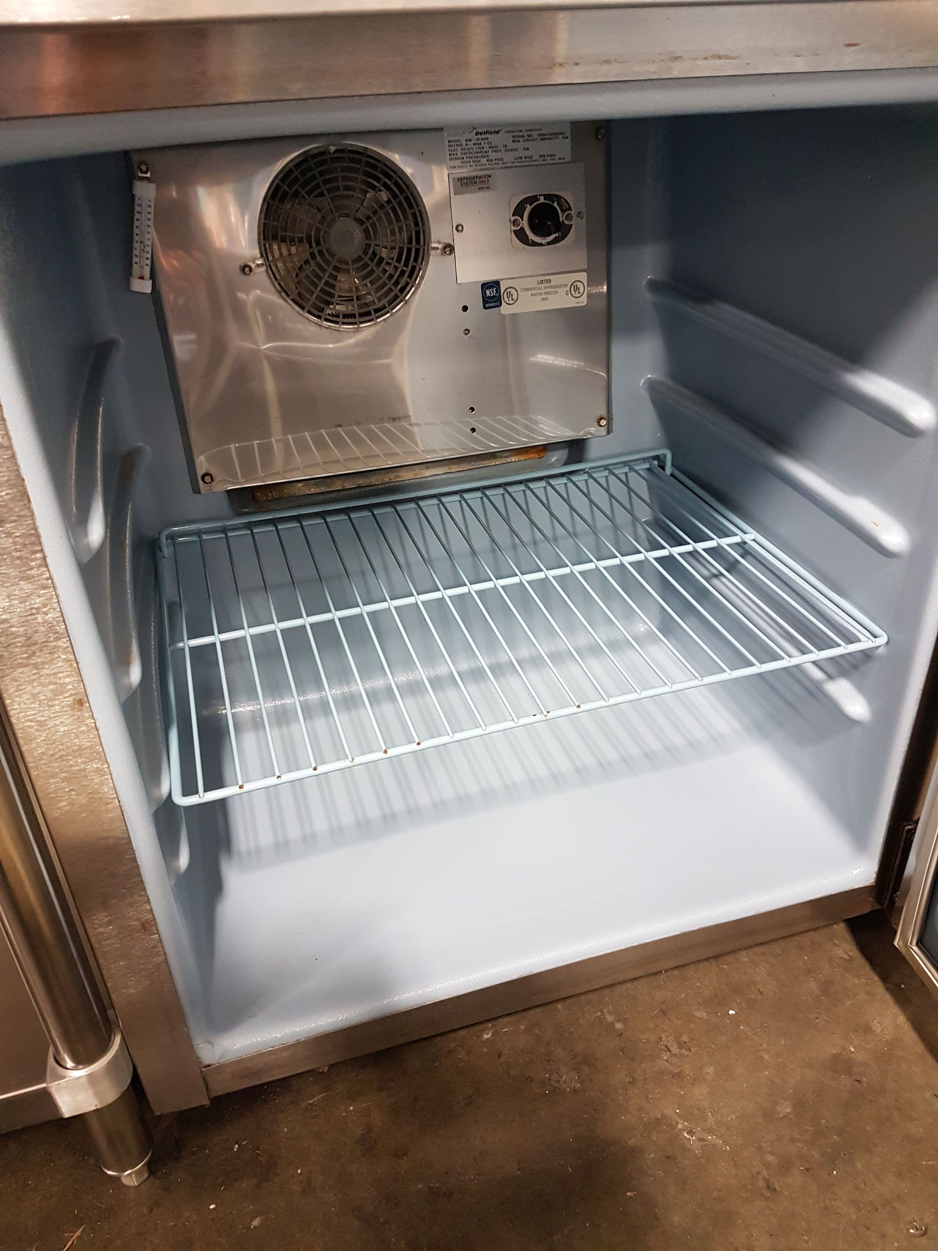 Delfield 27" Single Door Undercounter Cooler, Used Model 406