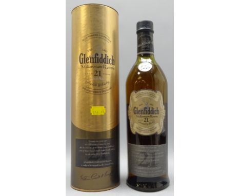 Glenfiddich Very Rare Millennium Reserve Single Malt Scotch Whisky, ltd.ed. Aged 21 years, 70cl, 40%vol, in carton, 1 bottle.