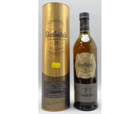 Glenfiddich Very Rare Millennium Reserve Single Malt Scotch Whisky, ltd.ed. Aged 21 years, 70cl, 40%vol, in carton, 1 bottle.