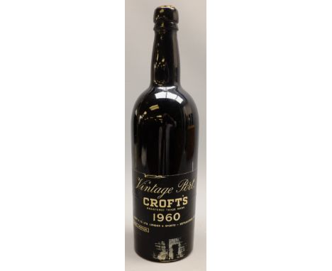 Croft's 1960 Vintage Port, no proof or contents noted, 1 bottle Condition Report Top seal label missingClick here for further
