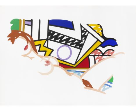 TOM WESSELMANN (1931-2004)Monica Nude with Lichtenstein Screenprint in colours, 2002, on Museum board paper, signed and numbe