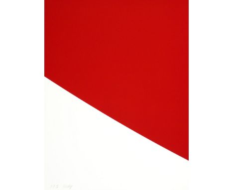 Ellsworth Kelly (1923-2015)Red Curve, from Third Curve Series (Axsom 279; Gemini G.E.L. 1806) Lithograph in colours, 1999, on
