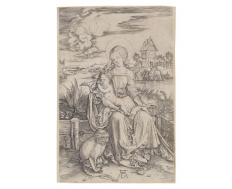 Albrecht Dürer (1471-1528)The Virgin and Child with a Monkey (Bartsch 42; Meder, Hollstein 30; Schoch Mende Scherbaum 20) Eng