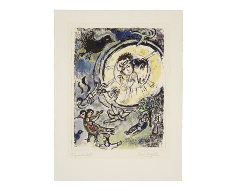 Marc Chagall (1887-1985)La Flute enchantée III (Mourlot 667) Lithograph in colours, 1972, on wove paper, signed and inscribed