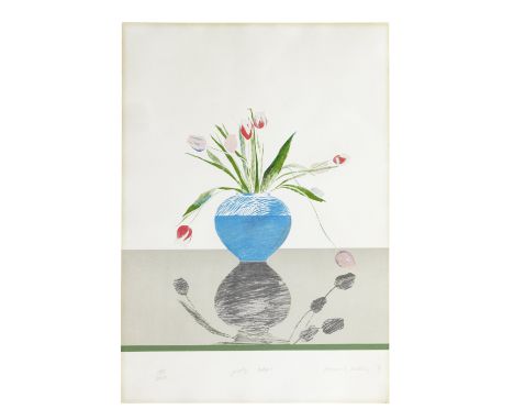 David Hockney (born 1937)Pretty Tulips (Scottish Arts Council 115) Lithograph in colours, 1969, on wove paper, signed, dated,