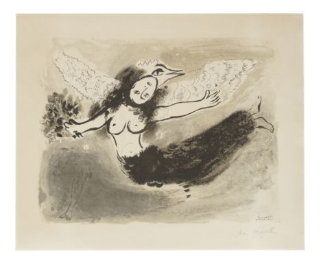 Marc Chagall (1887-1985)Femme-Oiseau (Mourlot 49) Lithograph in colours, 1950, on wove paper, signed in pencil,  a proof asid