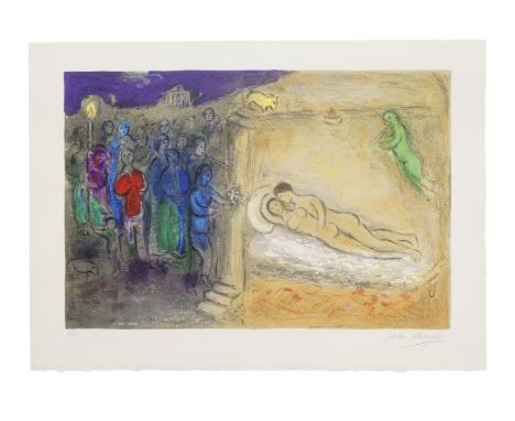 Marc Chagall (1887-1985)Hyménée, from Daphnis et Chloé (Mourlot 349; Cramer books 46) Lithograph in colours, 1961, on Arches 
