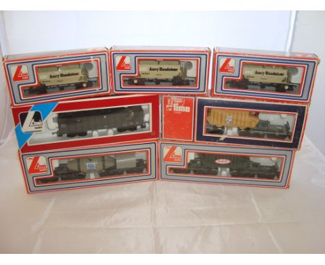 OO Gauge - Lima - A selection of Lima wagons as lotted to include three Amey Roadstone hopper wagons (7) (VG-BF/G)