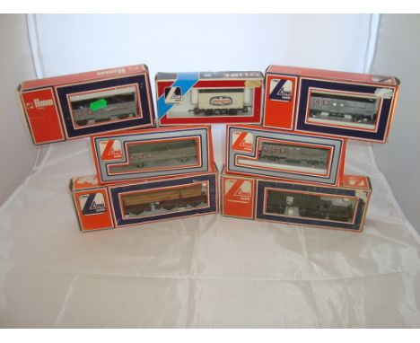 OO Gauge - Lima - A selection of Lima wagons as lotted to include a private owner's Birds Eye van (7)  (VG-BF/G)