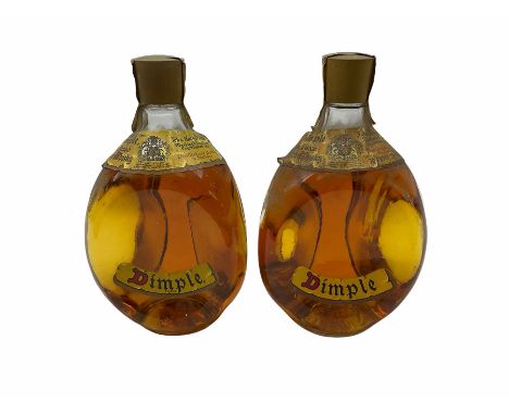 Dimple Old Blended Scotch Whiskey, 75 Centilitres 70% proof, two bottles 