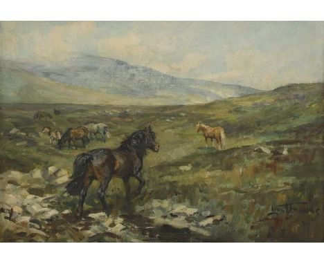 *Lionel Dalhousie Robertson Edwards (1878-1966)Gentlemen Prefer Blondessigned 'Lionel Edwards' l.r., oil on canvas board30.5 