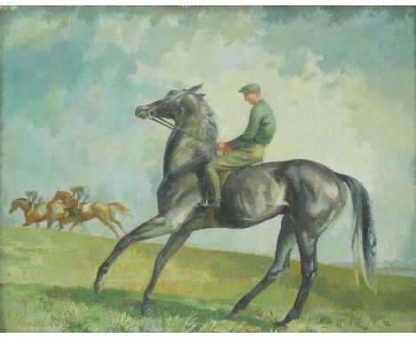 *Lionel Ellis (1903-1988)'Grey Colt'signed 'Lionel Ellis' l.l., inscribed with title verso, oil on board40.5 x 50.5cm*Artist'