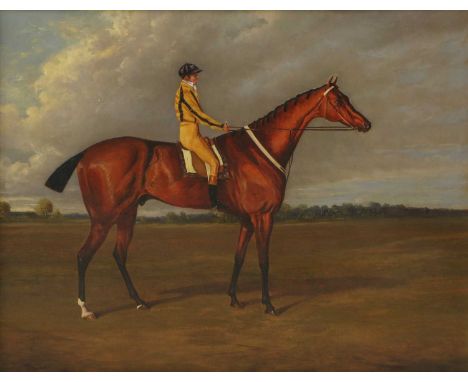 English School, early 19th centuryPortrait of a racehorse called Tawney with jockeyinscribed 'Tawney' l.l., oil on canvas63.5