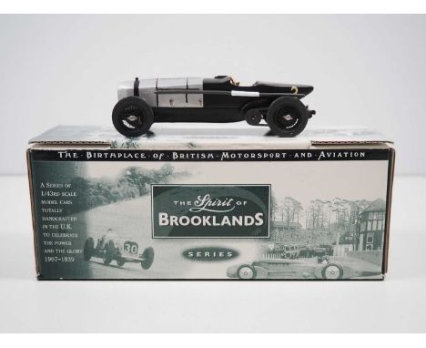 A MILESTONE MINATURES MBC12 Spirit of Brooklands hand built white metal, 1:43 scale model of a 1921 Count Zborowski's Chitty 