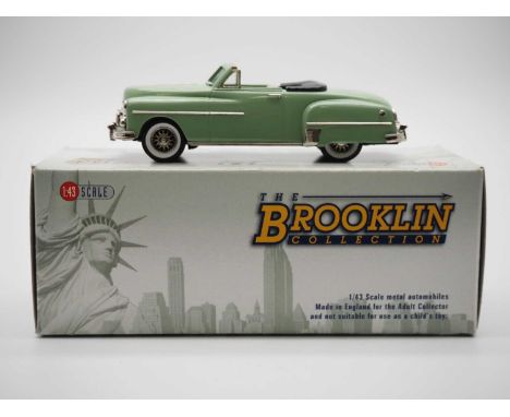 A BROOKLIN BRK.170 hand built white metal, 1:43 scale model of a 1950 Dodge Wayfarer sport roadster, VG/E in G/VG box.