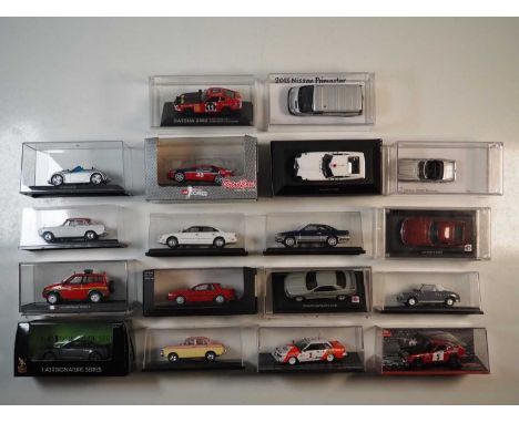 A  group of 1:43 scale boxed and unboxed model cars to include CORGI Detail Cars Collection, comprising of assorted Nissan an