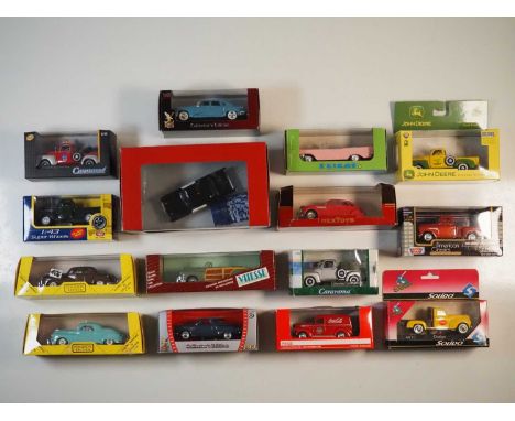 A group of mostly 1:43 scale boxed models of American cars, to include VITESSE, REX TOYS and KAGER EDITION, G/VG in G boxes (