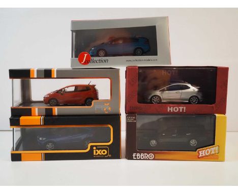 A group of 1:43 scale boxed models by J COLLECTION, PREMIUM X, IXO and EBBRO, comprising assorted Honda automobiles to includ