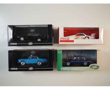 A group of 1:43 scale models by EBBRO and TSM, comprising assorted Nissan and Prince automobiles to include an EBBRO 1963 Pri