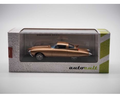 A 1:43 scale AUTOCULT #06020, ltd edition hand built resin model of a 1949 Oldsmobile Golden Rocket concept car, edition of 3