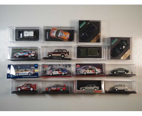 A group of 1:43 scale boxed and unboxed models to include TROFEU and VITESSE, comprising assorted Mitsubishi automobiles, VG/